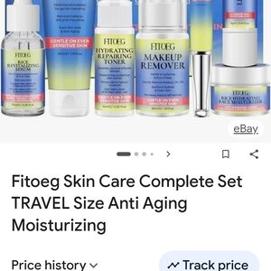 Hydrating Skincare Serum & Face Oil Set - White and Silver